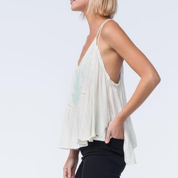 NWT O'Neill Clementine Woven Tank Top size xs - Picture 2 of 8